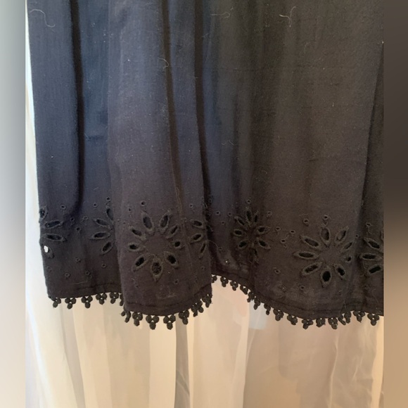 Black Old Navy linen / cotton midi dress, size S/P - Picture 4 of 6